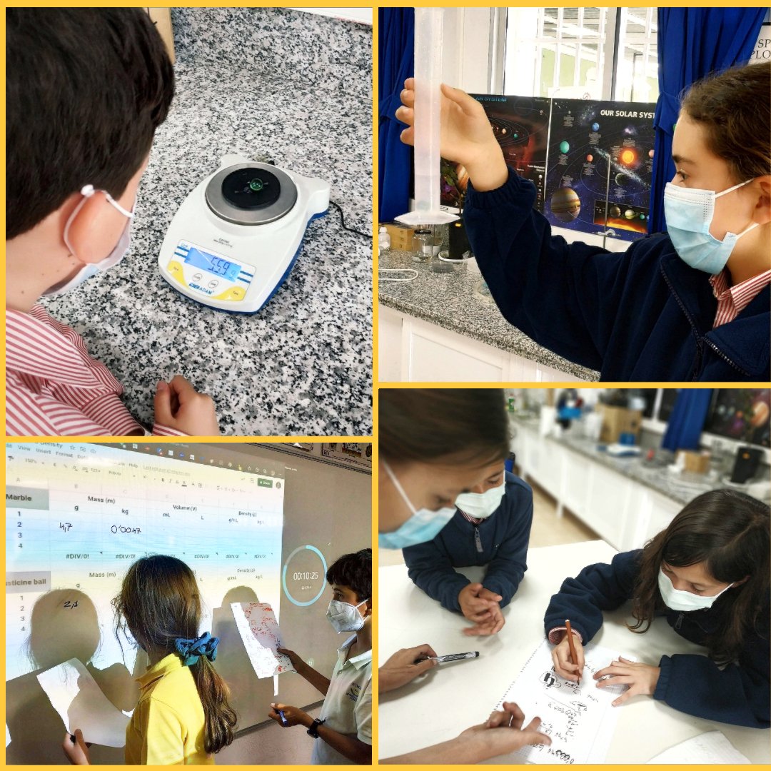 EISnews's tweet image. ‍👩‍🔬⚛️🧪Estudiamos las propiedades de la materia en #ScienceLaboratory. Nuestros alumnos de P5 y P6 han medido masa, volumen y densidad de diferentes sustancias para luego compararlos y extraer conclusiones que les han permitido comprender mejor los conceptos.
#EuropaEsMiColegio