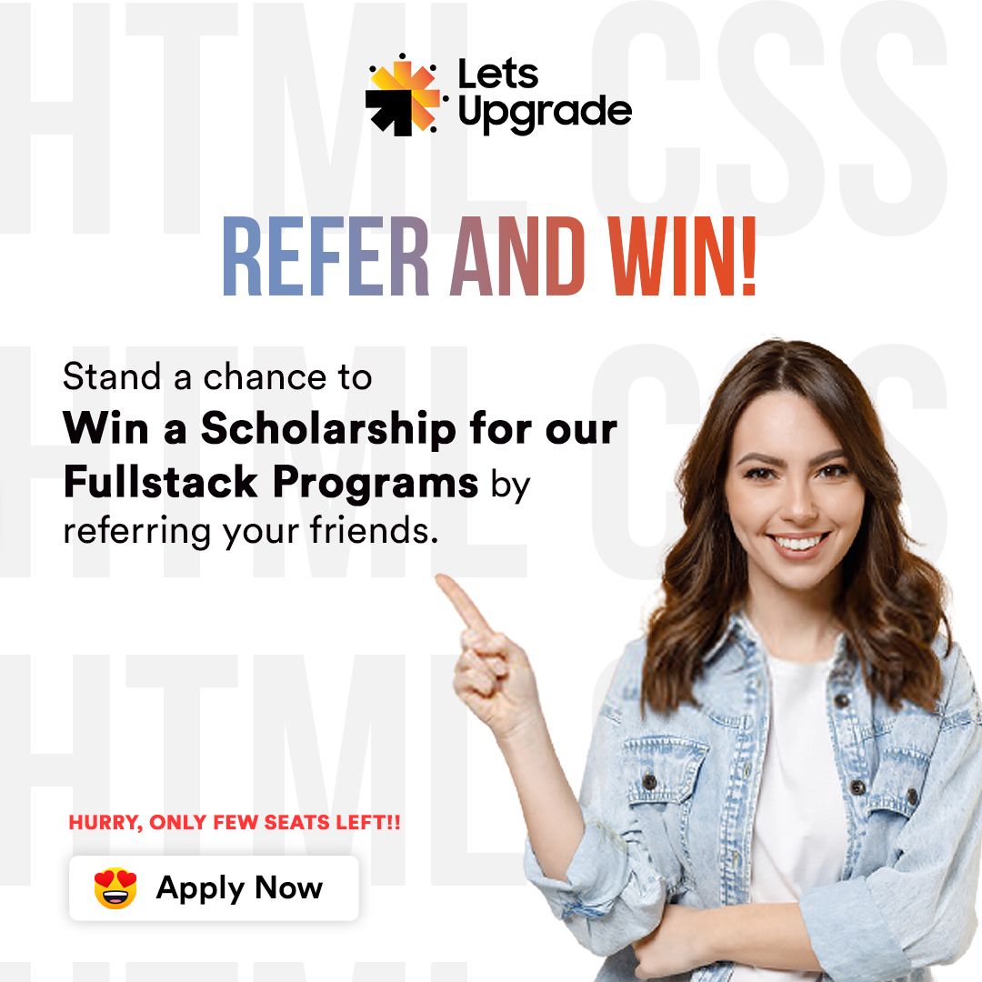 LetsUpgrade_in's tweet image. Saying yes to learning HTML and CSS is a great decision. However complex the websites and apps are, they are still built with the fundamental blocks of the web: HTML & CSS
Register Now: luc.to/ES-HTML-CSS-Tw…
#html #css #responsiveCSS #htmlEditors #webdevelopment #webdesign