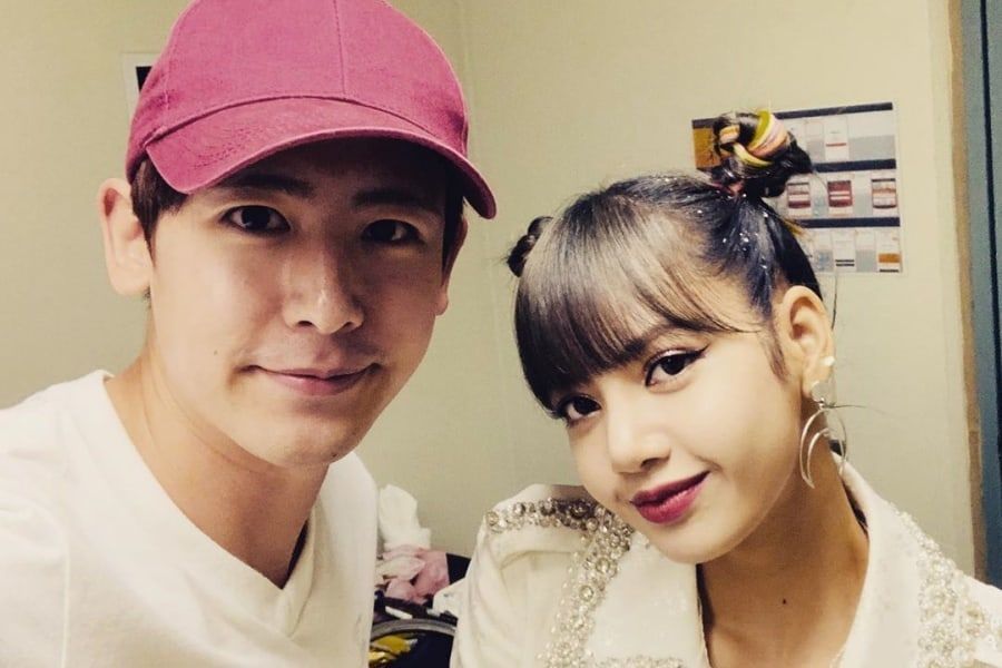 2pm nichkhun attended blackpink's concert and expressed how proud he is of lisa