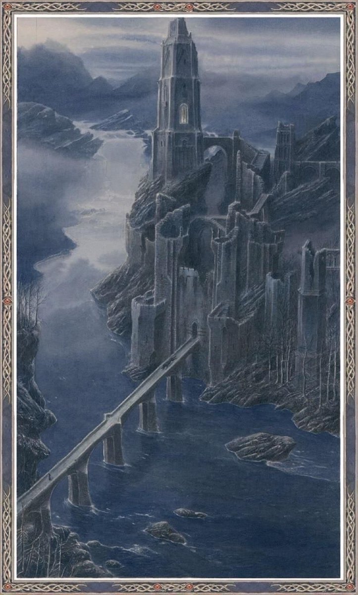 Hello Good Morning Starting today with Alan Lee’s Illustrations for J.R.R. Tolkien’s Lord of the Rings. Dramatic and beautiful
