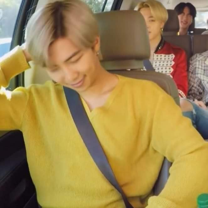 I am obsessed with joon in yellow idc idc  @BTS_twt  #BTS    #BTS_Butter    #BTSARMY  