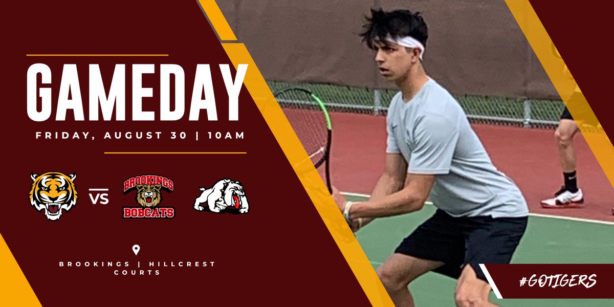 Harrisburg AD (@harrisburgad) on Twitter photo Today in Brookings! <a href="/HHSTigerTennis/">Harrisburg Tigers Boys Tennis</a> takes on Brookings and Milbank in a triangular!
#GoTigers Today in Brookings! <a href="/HHSTigerTennis/">Harrisburg Tigers Boys Tennis</a> takes on Brookings and Milbank in a triangular!
#GoTigers