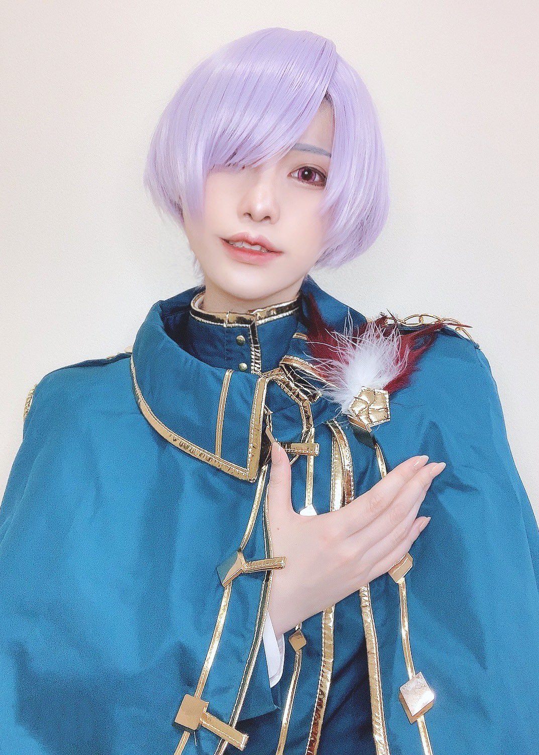 にじさんじ 弦月藤士郎 コスプレセット 靴 ウィッグ 衣装 - コスプレ