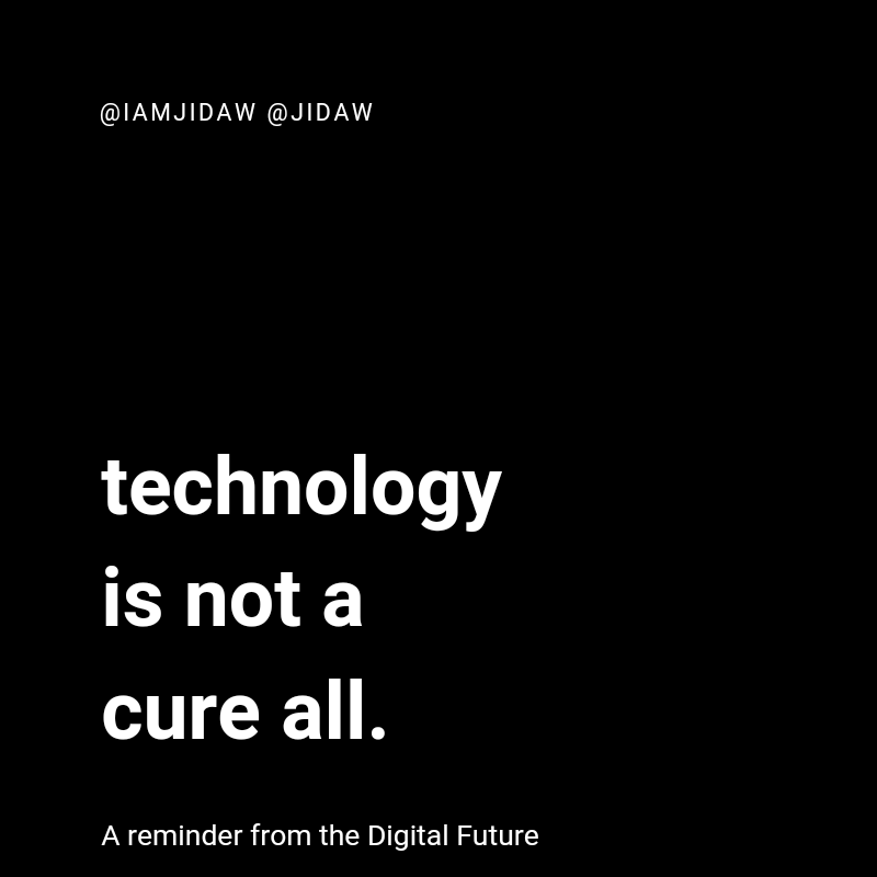 jidaw's tweet photo. while wearing the cloak of sophisticated, advanced and 4IR technologies.
Artificial Stupidity & Madness!
The more digital the society becomes, the greater the attention that must be paid to ETHICS.
#ethics #technologyethics #AIEthics #technologyandethics #innovation
2/2 https://t.co/lG99jjMP1W