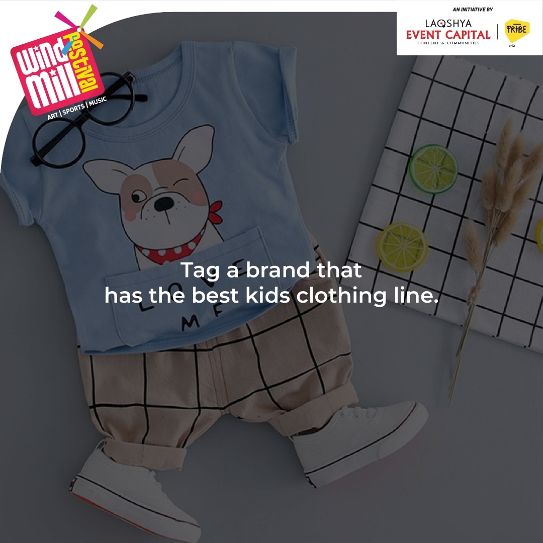 Who doesn't love quirky range of kids clothing and more? Go on tag them in the comments below! #wmf #getoutdoors #familytime #kidsbrands #kidsapparels #wmf #getoutdoors #familytime #kidsbrands #kidsapparels #LetsWindmill #WMF #WindmillFestival #StayIndoorsWithWindmill #fun