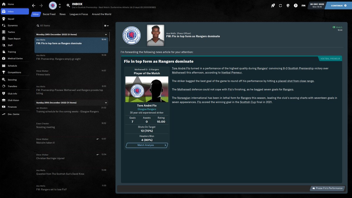 DRaGoN_KoBRa's tweet image. Tore Andre Flo still banging in goals at 30 #FM21 #RetroDatabase