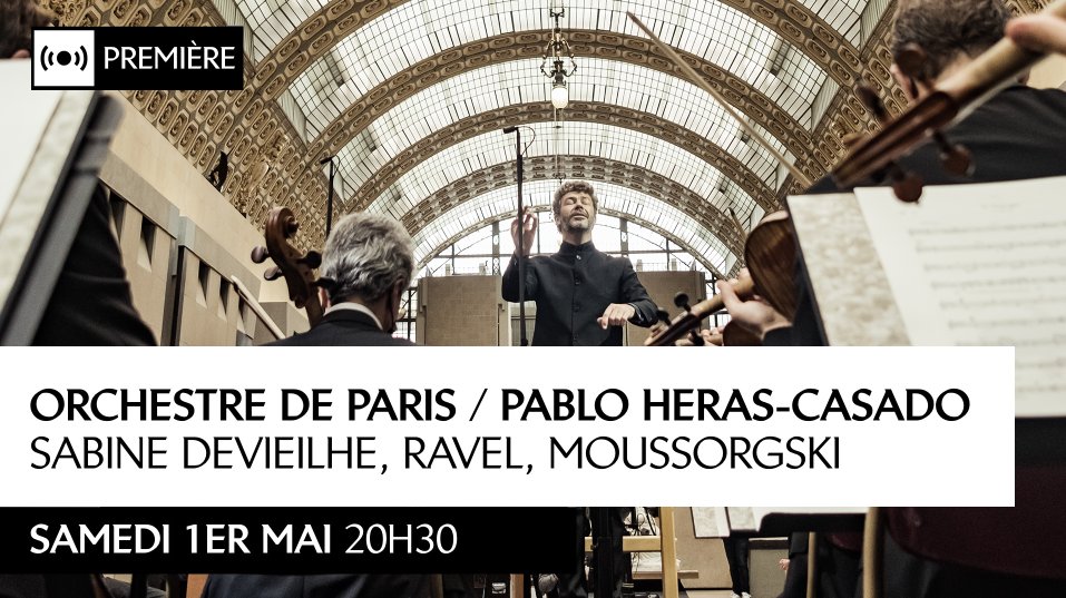 🎥 Concert en vidéo demain soir : 
@OrchestreParis @herascasado avec @DevieilheSabine au @MuseeOrsay ! 
Sur #PhilharmonieLive  @mezzo_tv #OrsayLive  @ftvculturebox : live.philharmoniedeparis.fr/concert/112259…