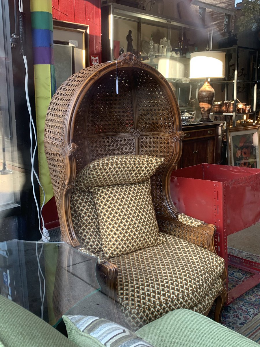As seen in the window. Wish I had space! #eggchair