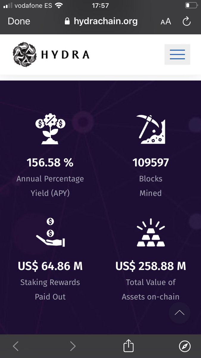 thecoolgrandad's tweet photo. My retirement fund crypto has THE BEST staking reward in the crypto sphere.....FACT  Dive in, do your research and lift your chin off the floor when you see the staking APY!
@hydra_chain #StakingHydra    FOREVER!!! https://t.co/WaKiF5ccln