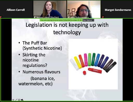 University of Alberta Pediatric Respirology (@pedsresp) on Twitter photo Great combination of perspectives on Vaping! Adolescent Med Peds @DrSimoneLebeuf & <a href="/UAlberta_DoM/">UAlberta Medicine</a> Resp Dr. Vethanayagam
"Youth may be vaping equivalent of 3-4 packs of cigarettes/day and have no idea what they are doing - The numbers do not add up as a smoking cessation tool" Great combination of perspectives on Vaping! Adolescent Med Peds @DrSimoneLebeuf & <a href="/UAlberta_DoM/">UAlberta Medicine</a> Resp Dr. Vethanayagam
"Youth may be vaping equivalent of 3-4 packs of cigarettes/day and have no idea what they are doing - The numbers do not add up as a smoking cessation tool"