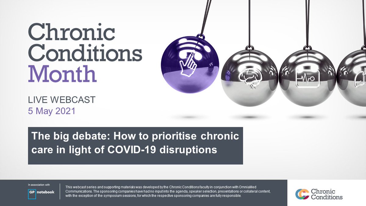 OmniaMed (@omniameduk) on Twitter photo With over 3000 registered Chronic Conditions month will kick off with, 'The big debate,' on the 5th May @ 1pm. Join <a href="/drkevinfernando/">Kevin Fernando</a>, <a href="/DrPeterBagshaw/">Dr Peter Bagshaw</a>, <a href="/YassirJavaid/">Yassir Javaid</a>, <a href="/DrSteveHolmes/">Steve Holmes</a> & <a href="/DocRobHampton/">Dr Rob Hampton</a> and register here: chronicconditions.co.uk
#chronicconditionsmonth #primrarycare With over 3000 registered Chronic Conditions month will kick off with, 'The big debate,' on the 5th May @ 1pm. Join <a href="/drkevinfernando/">Kevin Fernando</a>, <a href="/DrPeterBagshaw/">Dr Peter Bagshaw</a>, <a href="/YassirJavaid/">Yassir Javaid</a>, <a href="/DrSteveHolmes/">Steve Holmes</a> & <a href="/DocRobHampton/">Dr Rob Hampton</a> and register here: chronicconditions.co.uk
#chronicconditionsmonth #primrarycare