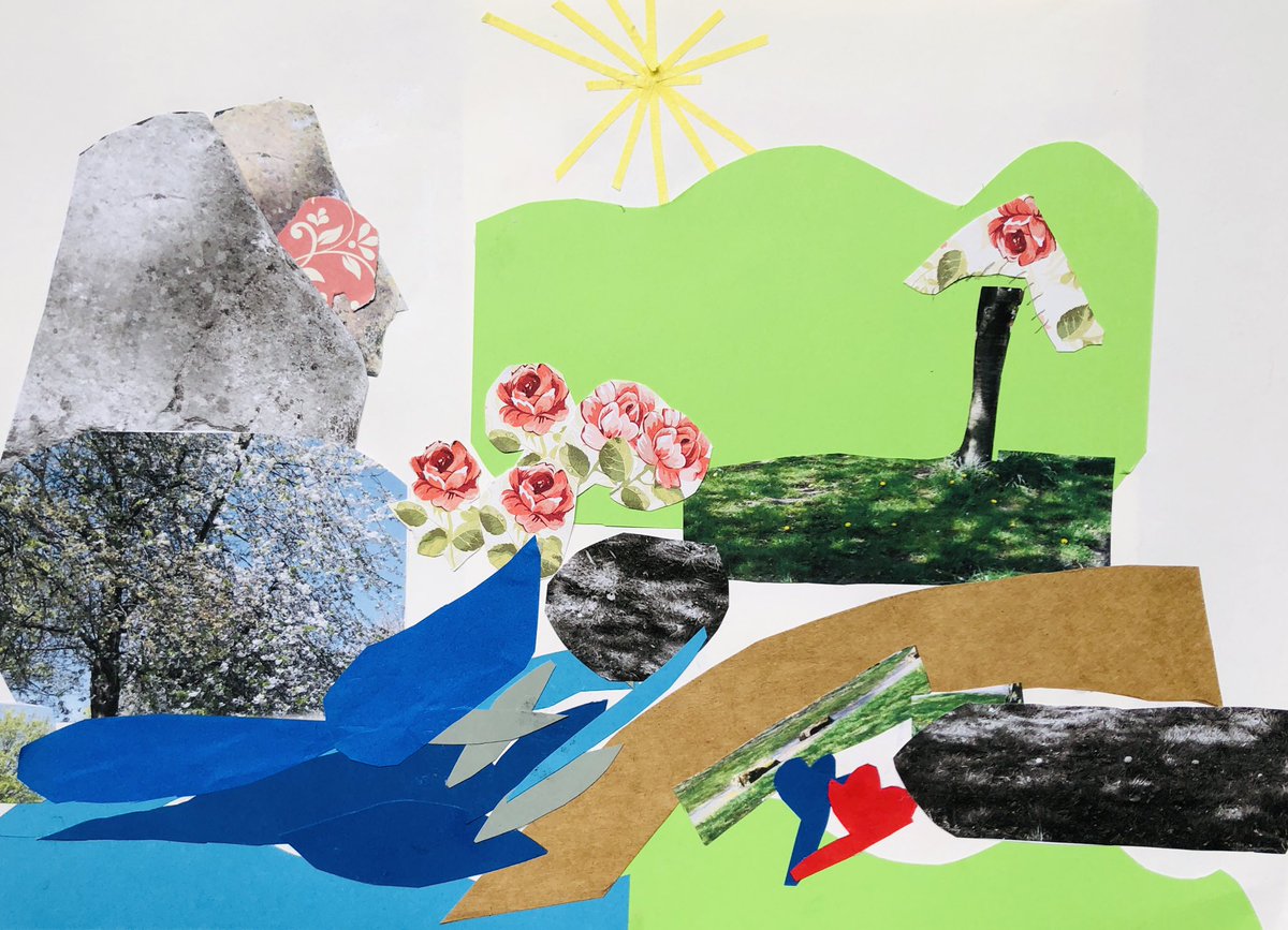 leedshighrise's tweet photo. Week 3 with residents of New Wortley creating collage using photography from the local area to create collages #community https://t.co/Z5s445talQ