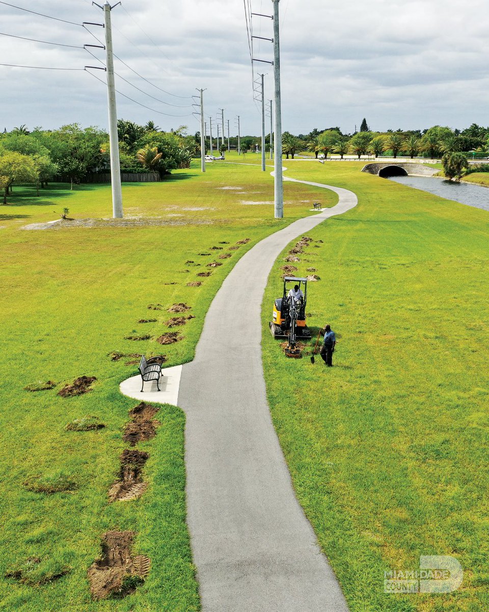 MiamiDadeParks's tweet photo. Thanks to our national partner, the @arborday, and our amazing sponsor @FedEx, our @MillionTreesMIA was able to plant 130 trees to line the walkway at Briar Bay Linear Park! This enhancement transformed the experience for the surrounding community.☺️🌳 Happy #ArborDay!🌲 #Tree05 https://t.co/Eor7BImDNI