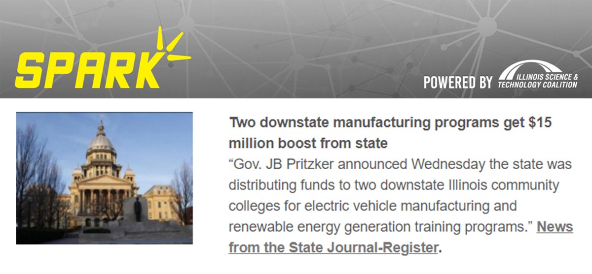 This week,  manufacturing programs get $15M from the State; how Biden’s American Families Plan would impact innovation; new Endless Frontier Act would boost competitiveness; <a href="/PeoriaIA/">Peoria Innovation Alliance</a> announces new strategic plan and updated website; and much more. ow.ly/7tKD50EBQ3m