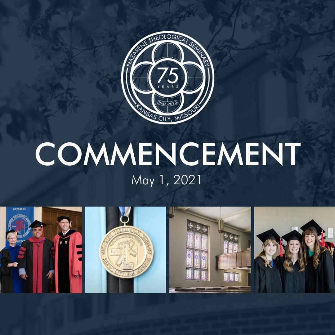 NTSDMin's tweet photo. Schedule for tomorrow, May 1!

10:00 AM - Virtual Graduate Chapel (streamed on Facebook and Youtube)
2:00 PM - Commencement at College Church of the Nazarene in Olathe, KS (in-person and live-streamed on Facebook and Youtube)

Learn more and links: https://t.co/XuYc8imP3a #NTS75 https://t.co/oM8Uj7PRxx