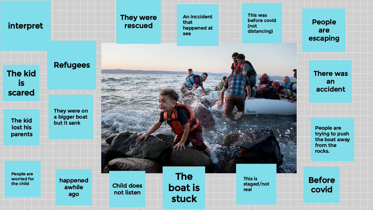 iamnoadaniel's tweet photo. For his #Snapshot (student-led #FridayPhoto) he was drawn to this image and, through this task learned about #refugees. He shared his research and learning as well as  this quote: No one puts their children in a boat unless the water is safer than the land."
-Warsan Shire #SLIFE https://t.co/5E05eZMY0P