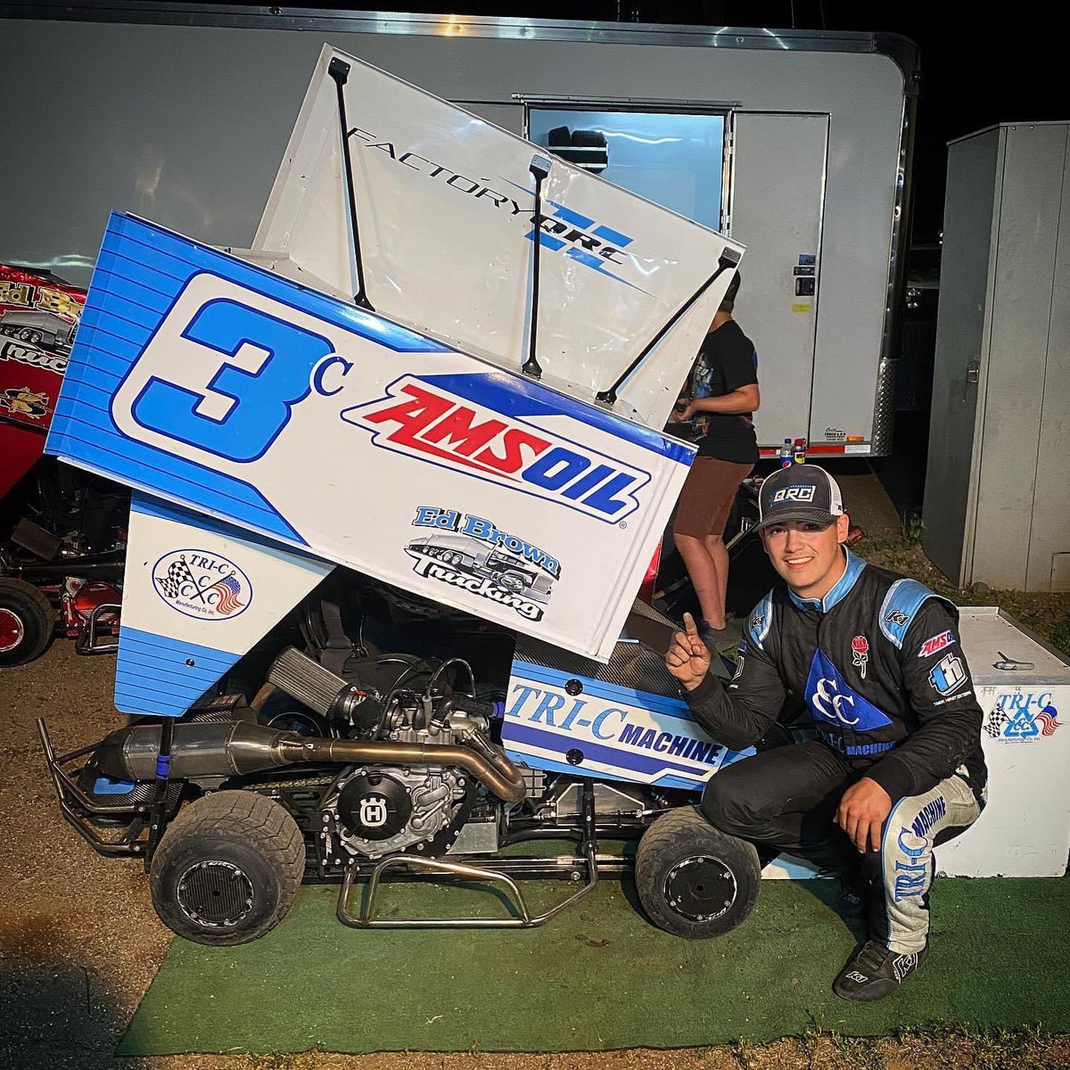 Good luck to <a href="/CaseySchmitz/">Casey Schmitz</a> tonight at <a href="/sdspeedway/">Silver Dollar Speedway</a> as he makes his Sprint Car debut!