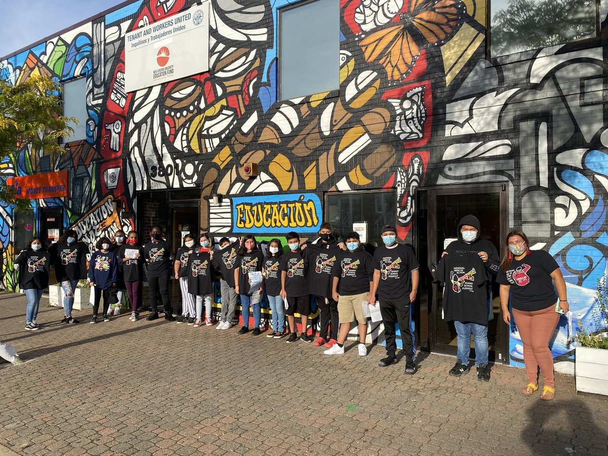 TenantsWorkers's tweet photo. Black and Brown youth in Alexandria say: Fund 💥 Care 💥 NOT 💥Cops!  

@justindotnet, @ebpforva, @j_chapman99, @canekforcouncil, @amyjacksonva, @moseifeldein: Are you listening? 

#CareNotCopsACPS #PoliceFreeSchools https://t.co/6ZKkMnXPRo