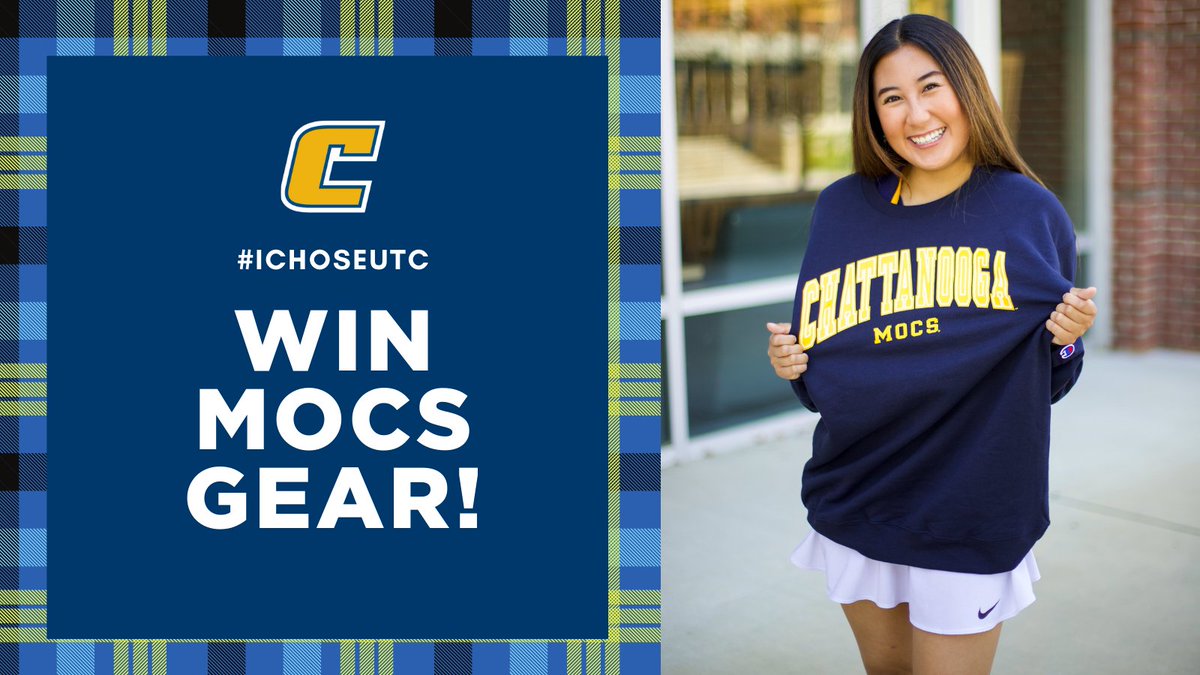 UTCNewMocs's tweet image. It's here! Happy #IChoseUTC Day! 🎉🎉

Let's celebrate the newest class of Mocs with a give-away! 🎁 Post a photo or video of yourself using the hashtag #IChoseUTC to win a sweatshirt! Contest ends on Mon., May 3 at 11:59 p.m. EST. #UTC25
