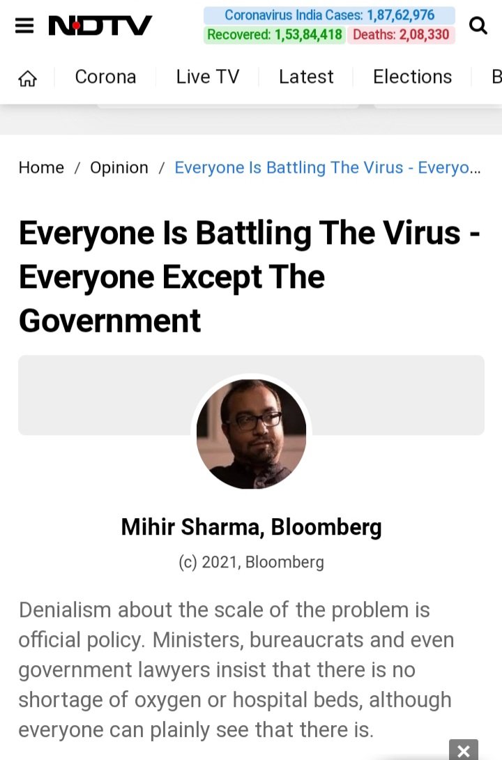 varadadya's tweet image. Top 3 Articles on @Google News.

This is not reporting at all, this is scare mongering and a full blown attack on Modi.

#Covid2ndWave is a opportunity these Vultures were waiting for.