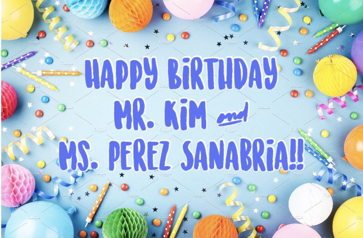 Happy Birthday to some of our amazing staff members!!🥳❤️💙