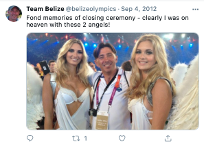 My first logical question is whether this "Team Belize" account is indeed Wigmore? The tweets and his Belize history, make it almost certain. But there are also selfies from 2012-2016 - way prior to his being a household name - that make it near 100%. /2