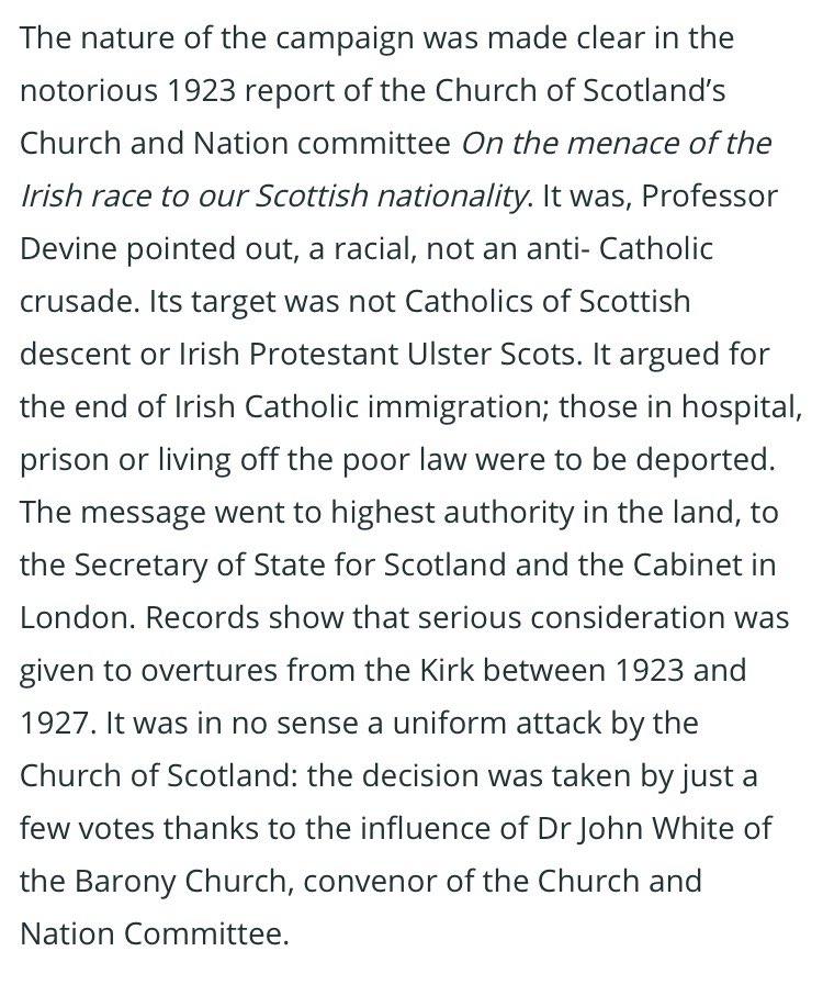 10)In 1923 the infamous ‘Menace Of The Irish Race’ was presented regarding the repatriation of Irish-Catholic’s.The general import and sentiment was ‘The Famine is Over Why Don’t You Go Home?’