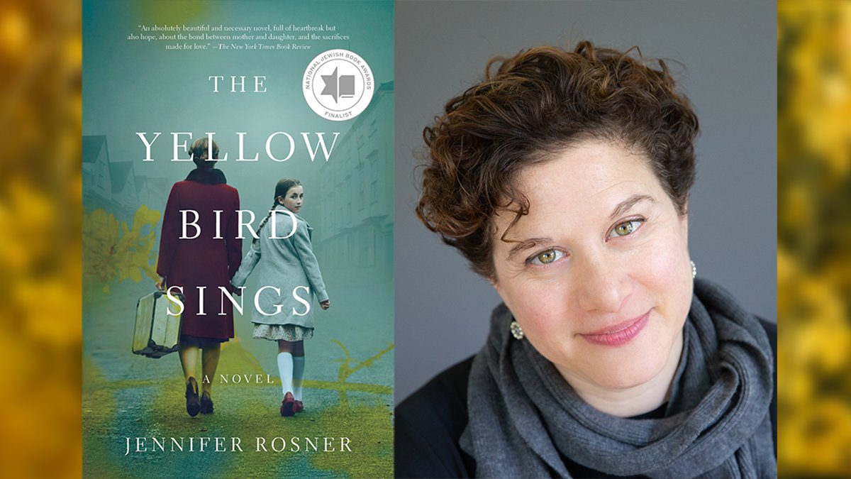 NEW! <a href="/jen_rosner/">Jennifer Rosner</a>, author of the novel The Yellow Bird Sings, will join us for a virtual visit on Wednesday, May 19 at 7:00 PM. Meet the National Jewish Book Award finalist and hear about her life as a writer. Register now at poklib.org.
