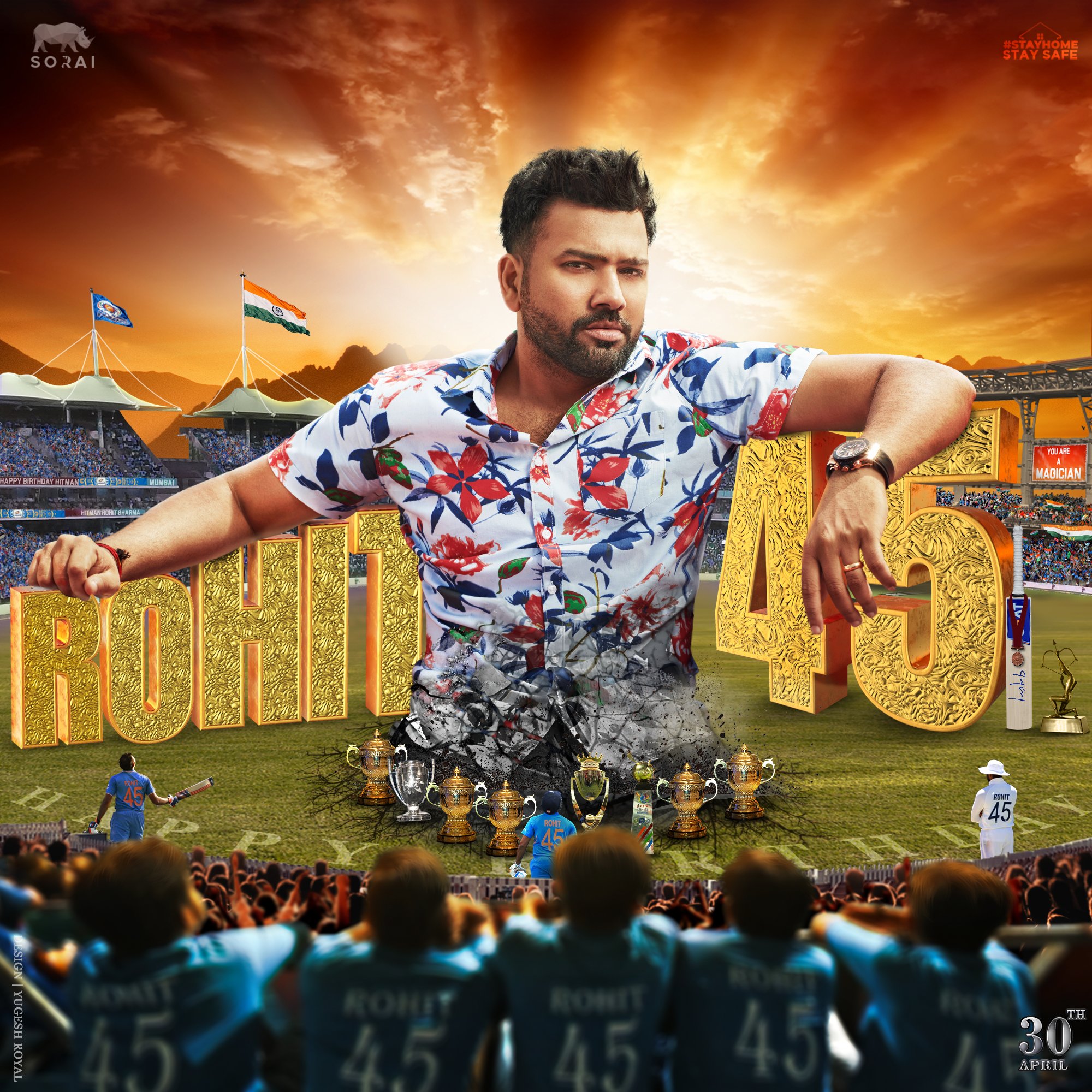Wishing our HITMAN Rohit Sharma a very Happy Birthday   