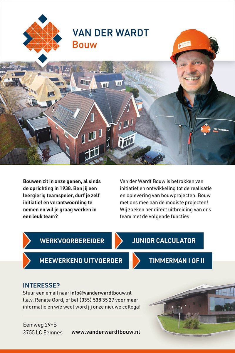 Bouwbedrijf Van der Wardt tweet media