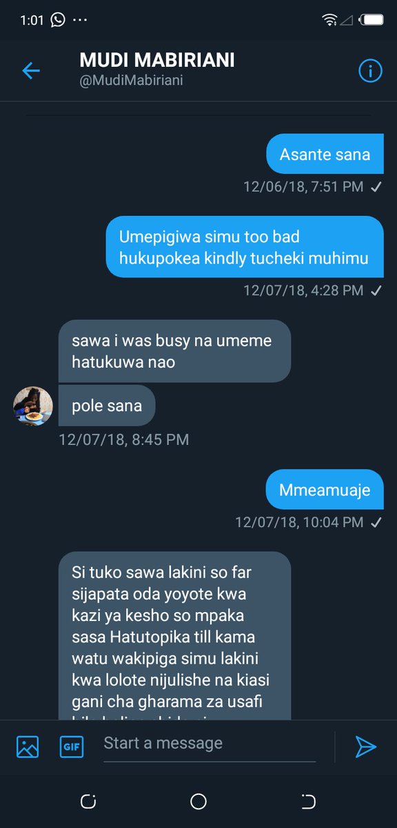 TOTBonanza's tweet photo. Akaomba mara tatu akakosa nafasi sababu maombi ya wajasiriamali wa chakula yalikuwa yametosha tukamjibu nafasi zimejaa kama ambavyo tumekuwa tukiwajibu wajasirimali wengi.

Baadhi ni ushahidi wa mawasiliano yetu na Ndugu Mudi.
#TOTBonanza https://t.co/9dbflPnbse