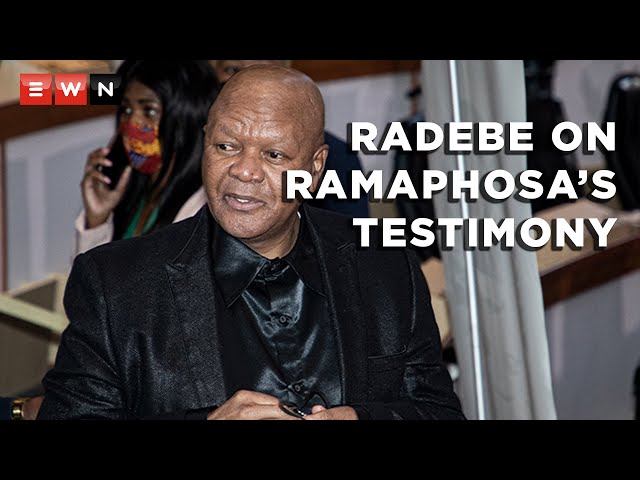 ‘We are happy with the president's answers’ ANC's Jeff Radebe