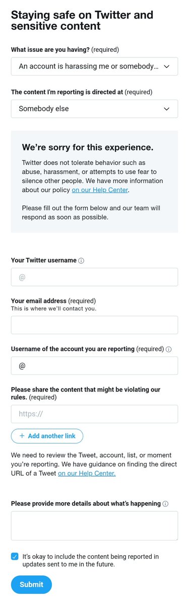 ProtectYerm's tweet image. Here's another method in reporting which is more effective! You may use this for future reports.

Just fill up the form with the needed information and submit!

📎
