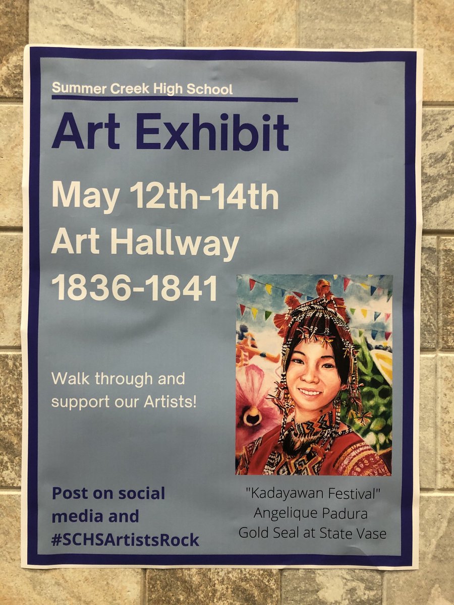 SCHS Art students are amazing!  Congrats to Angelique for receiving the highest honor at State Vase - Gold Seal! ⁦<a href="/HumbleISD_SCHS/">Summer Creek High</a>⁩ ⁦<a href="/HumbleISD/">Humble ISD</a>⁩