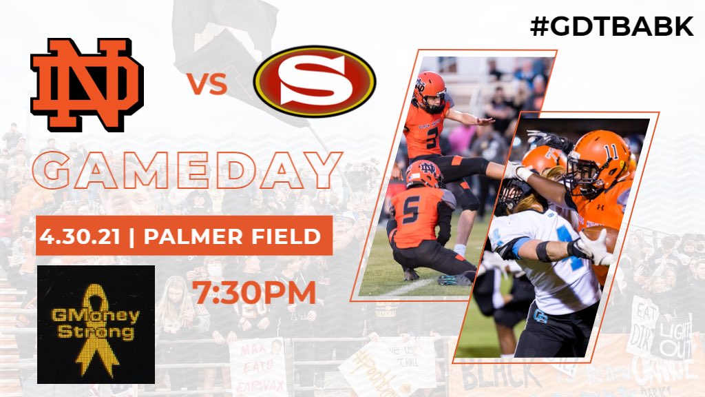 NDBK_Athletics's tweet photo. GAME DAY!
Western Regional Final

@NDBlackKnightFB 🏈 😤
Round 3 of @NCHSAA Playoffs

🆚 » @SHS_Hornets 
⏰ » 7:30pm
📍 » Palmer Field
📻 Knights Sports Network:
@Knightsontheair
https://t.co/WPENbRzO83
📺 »Video Live Stream:
 https://t.co/8YjI8GCZ3N https://t.co/ZX4jh7okqj