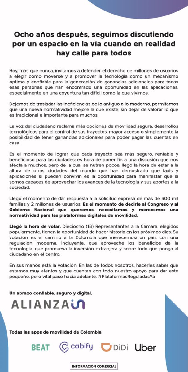 Alianza In Colombia tweet media