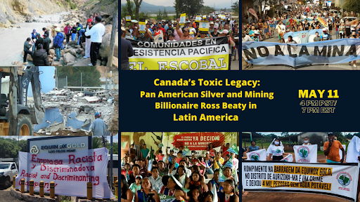 Join us at this powerful forum centering Latin American voices (including our partner @PAPXIGUA) on the harm left behind by Canadian $PAAS mining projects. Register here👉 bit.ly/3sHKt9j 🧶 1/6