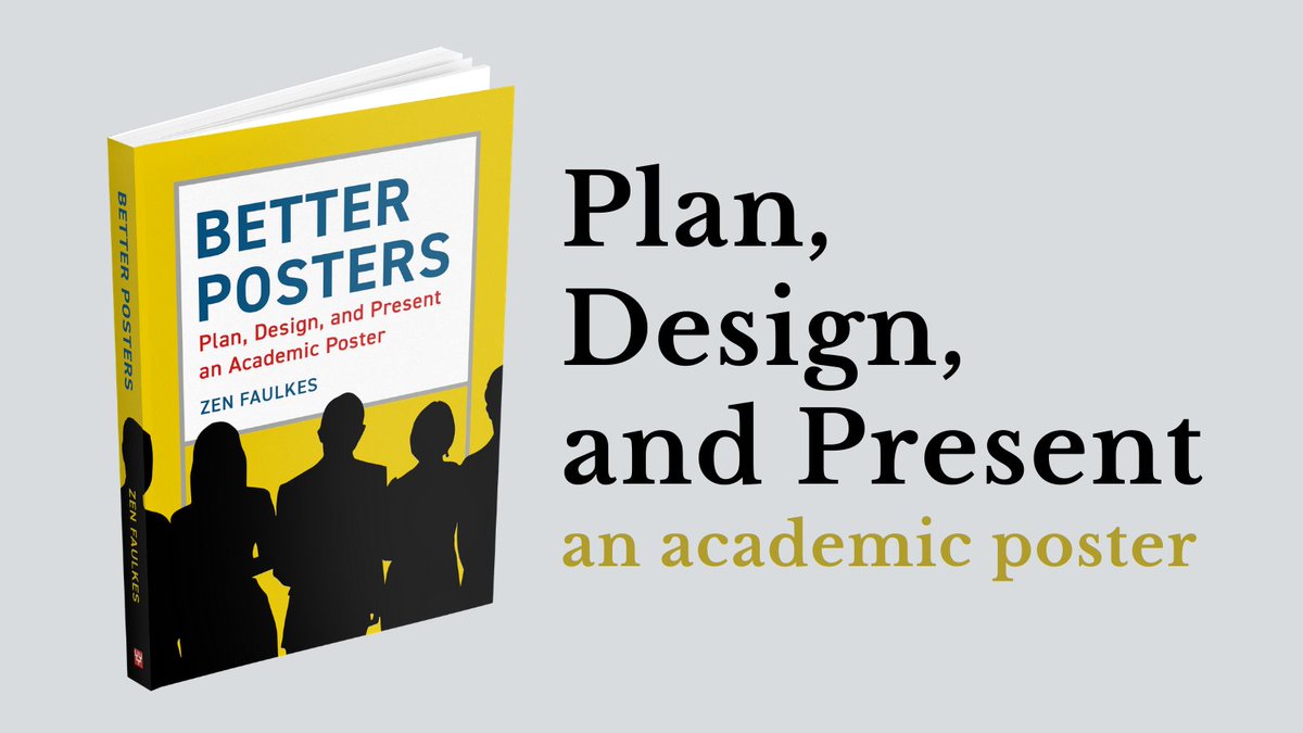 pelagicpublish's tweet photo. Better Posters by @DoctorZen is an essential guide for students and researchers preparing and presenting #conferenceposters. 

Preorder now with code POSTERS30 to save 30%. https://t.co/YktVrbQBBF https://t.co/5WGhv8Iqjo
