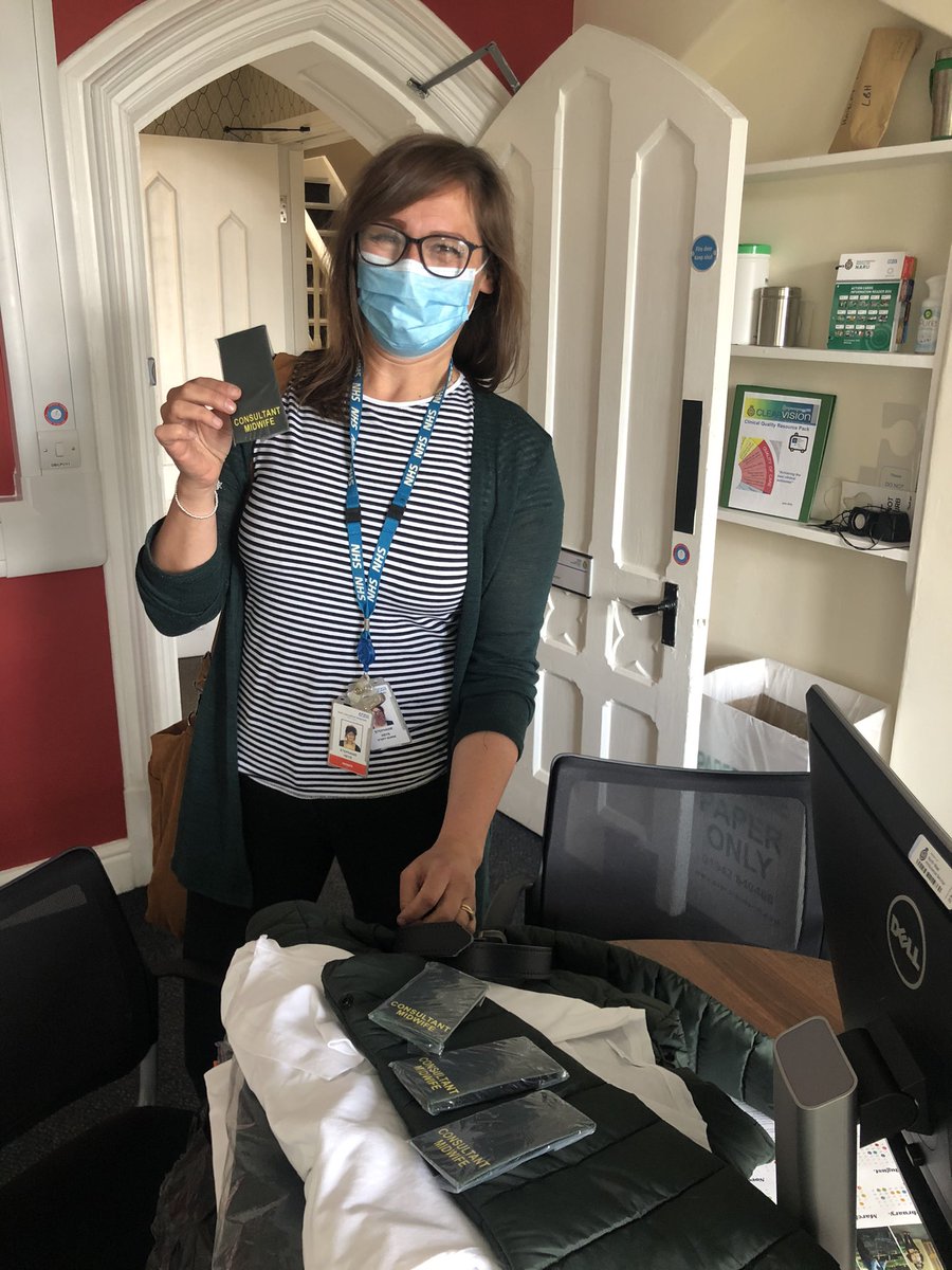 First time <a href="/NWAmbulance/">North West Ambulance Service</a> we have ordered these epaulettes.  What’s more important, is that we have the brilliant <a href="/PhD_Midwife/">Stephanie Heys</a> as our first ever Consultant  Midwife. Welcome to NWAS Steph ! @CNOEngland <a href="/daren_mochrie/">Daren Mochrie QAM</a>