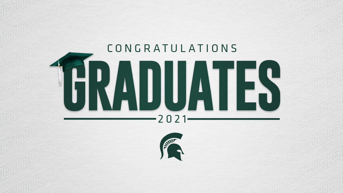 Congratulations to all the Spartan student-athletes receiving their degrees this weekend.