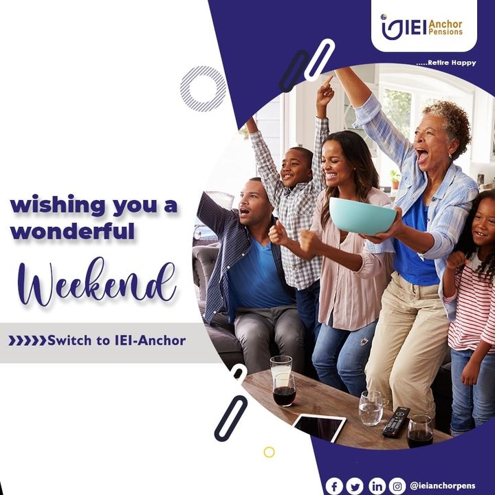 NorrenPensions's tweet photo. Cheers to the weekend.
#tgif #fridayvibe #FridayFeeling #pensionnigeria #ieianchorpensions #DataRecapture #enjoylife #retirementplan #benefits https://t.co/LSUkAVbwea
