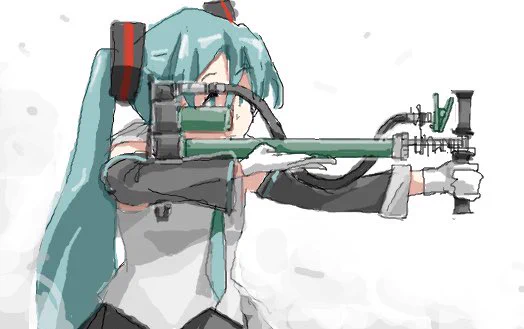 女の子に銃持たせるの好きかと思ったけど銃持たせた絵が意外と少なかった。 