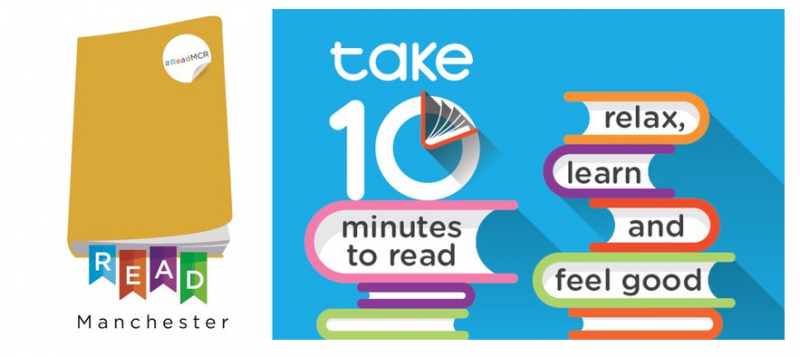 On Monday 10th May, we will be taking part in the city-wide ‘Drop everything and read’ organised by the #ReadMCR campaign. Why not do 10 minutes of family reading at home too that evening? Put the date in your diaries! #Take10toRead <a href="/MancLibraries/">Manchester Libraries</a>  <a href="/Literacy_Trust/">National Literacy Trust</a>