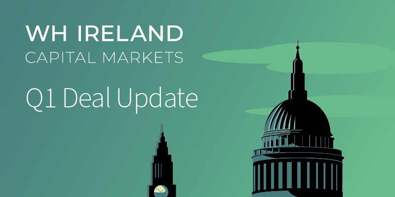 WHIrelandCB's tweet photo. Q1 DEAL UPDATE: We have been as busy as ever throughout the first quarter of 2021. The team successfully executed a number of fundraisings and advisory mandates in the period, now acting as trusted adviser to 82 quoted clients. Read more: https://t.co/PLEnJKztZn https://t.co/iuJ4eSq8Nq