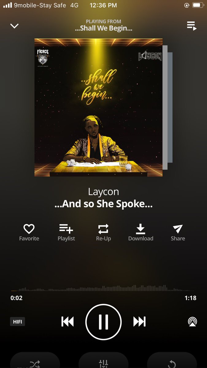 AND SO SHE SPOKE More often than not we hear intros that rush us into the project immediately. But on this one, Laycon gave us a soft progression, with appropriate percussion to give us calm and settle our minds. It sounded like I was in church and I don enter spirit!