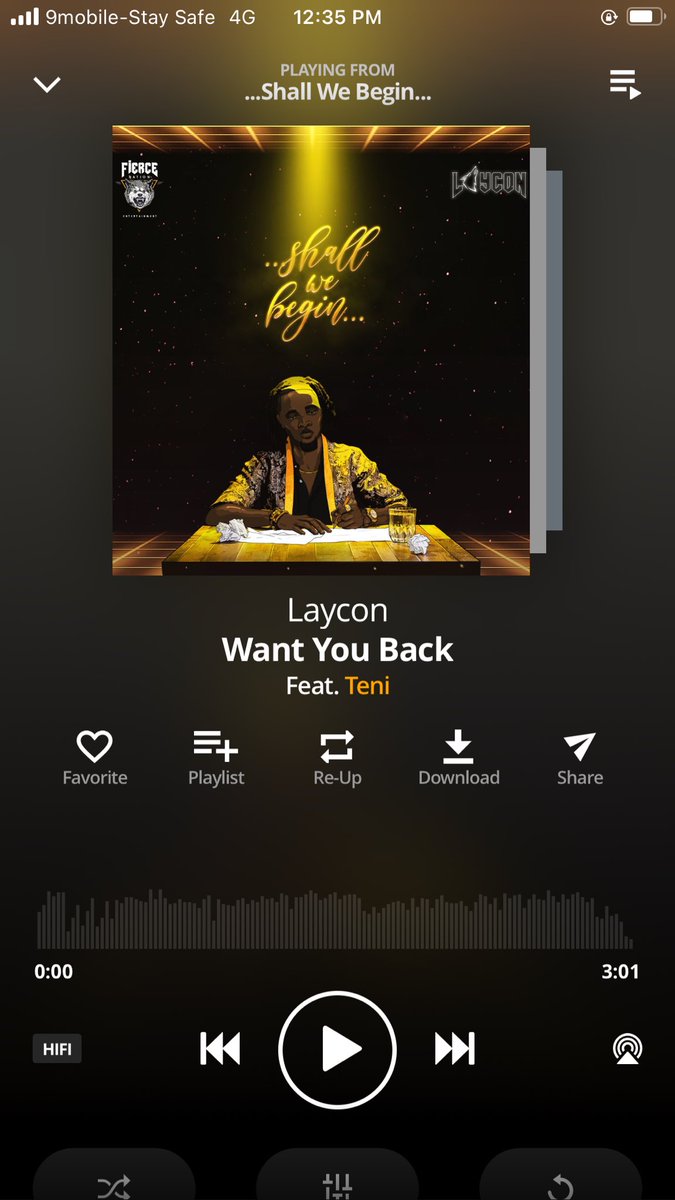 WANT YOU BACKThis track sounded really funny to me. I Never expected a song of this Nature on the project to be honest, I come see Teni and Laycon dey duet. I guess presido is just full of surprises. The both of them finish work sha!!