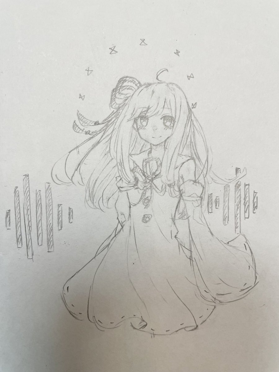 久しぶりにアナログでお絵描き 