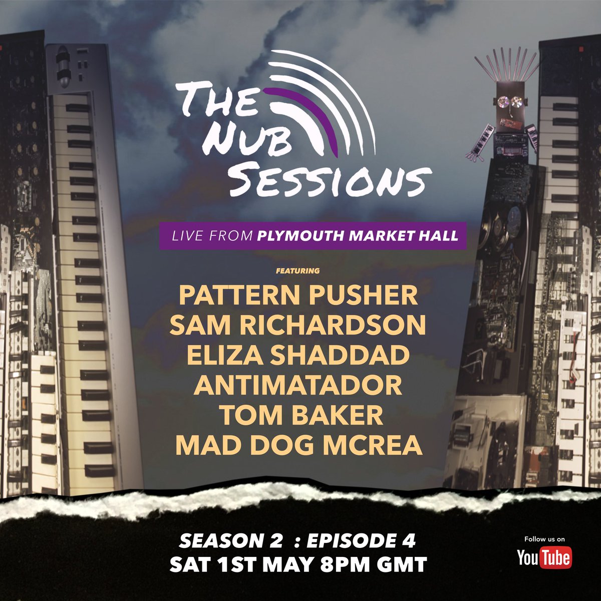 Weeee this is happening tomorrow!!! A fully fledged pro livestream as part of the amazing #thenubsessions <a href="/Nubsound/">Nubsound</a>. Playing songs from the forthcoming album with a brand new set up🤓🤗😎🙌🏽

Tune in at 8PM BST 👉🏽 youtu.be/mpGzgKtutjw

Pic by @florediamant