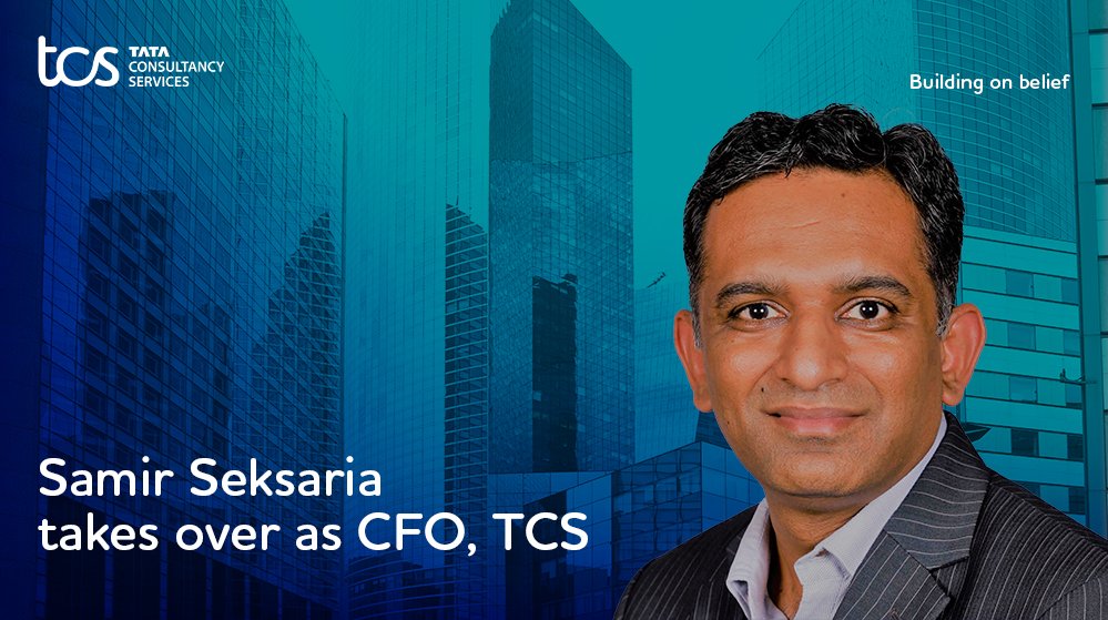 We're pleased to announce the appointment of Samir Seksaria as our Chief Financial Officer effective May 1, 2021, and wish him the very best in his new role! on.tcs.com/3aR6VXr