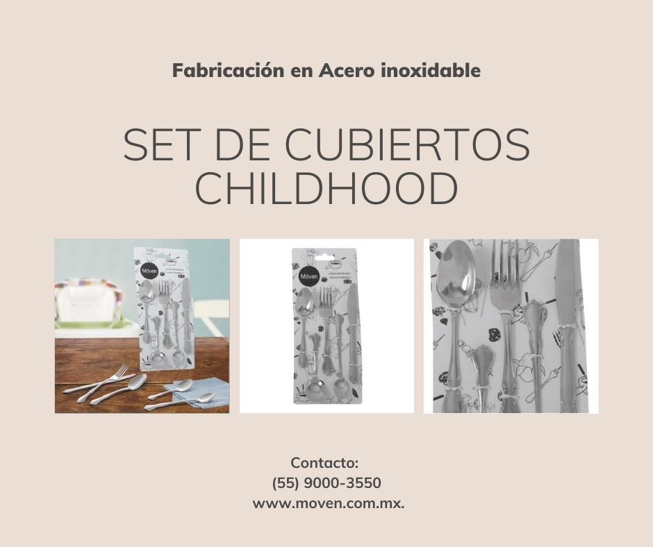 prodinox's tweet photo. Tarjetón Childhood 5 Piezas.

Es ideal para niños de más de tres años siempre bajo la supervisión de un adulto, incluye

• 1 Cuchara.
• 1 Cuchara de Papilla.
• 1 Cuchara Larga.
• 1 Cuchillo.
• 1 Tenedor.

Comprar:
https://t.co/VMDJTxysDI

#JuegoDeCubiertos #CubiertosParaBebe https://t.co/ZP8NQfGEit